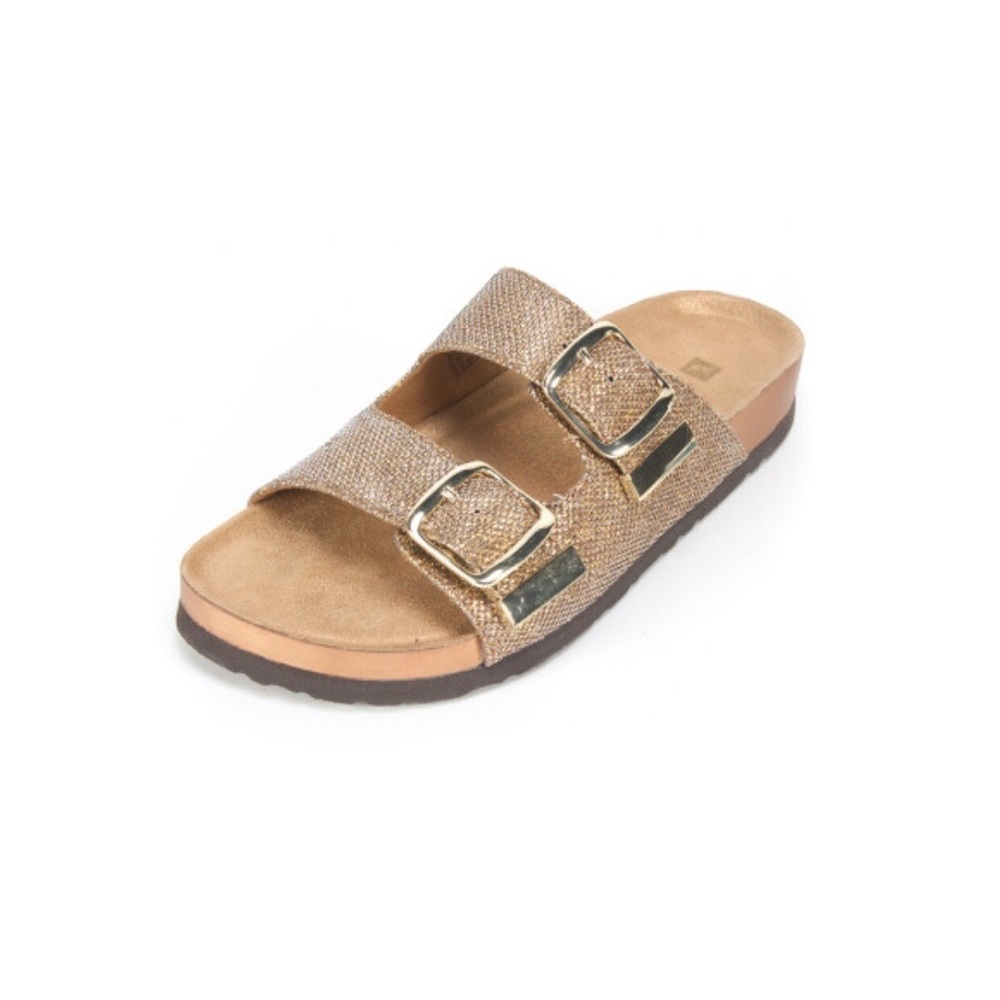White Mountain Horizon Bronze Glitter Sandal
